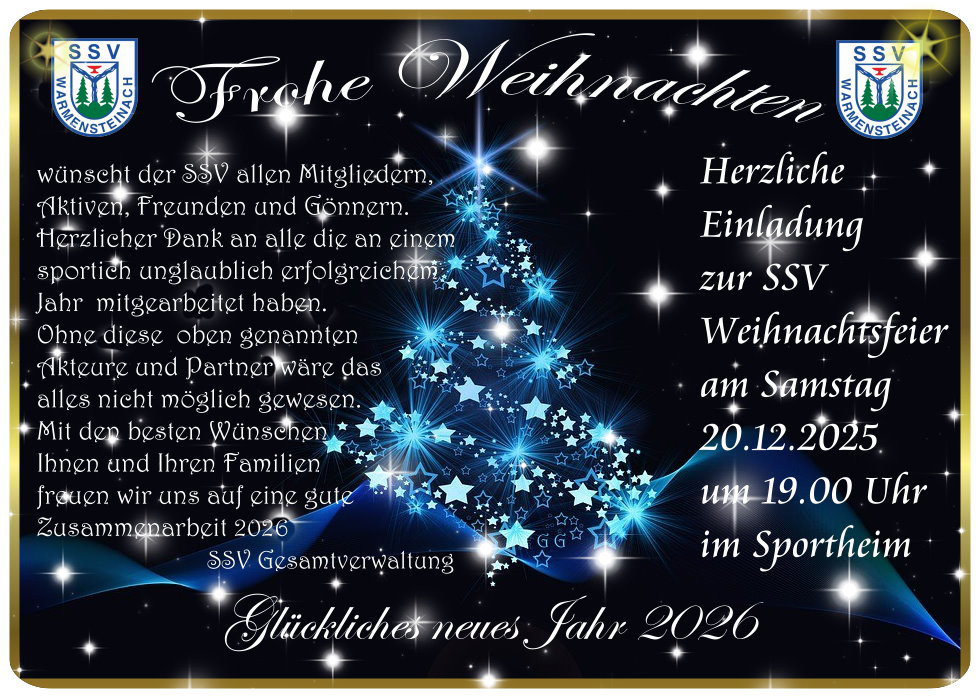 SSV Weihnachtsfeier